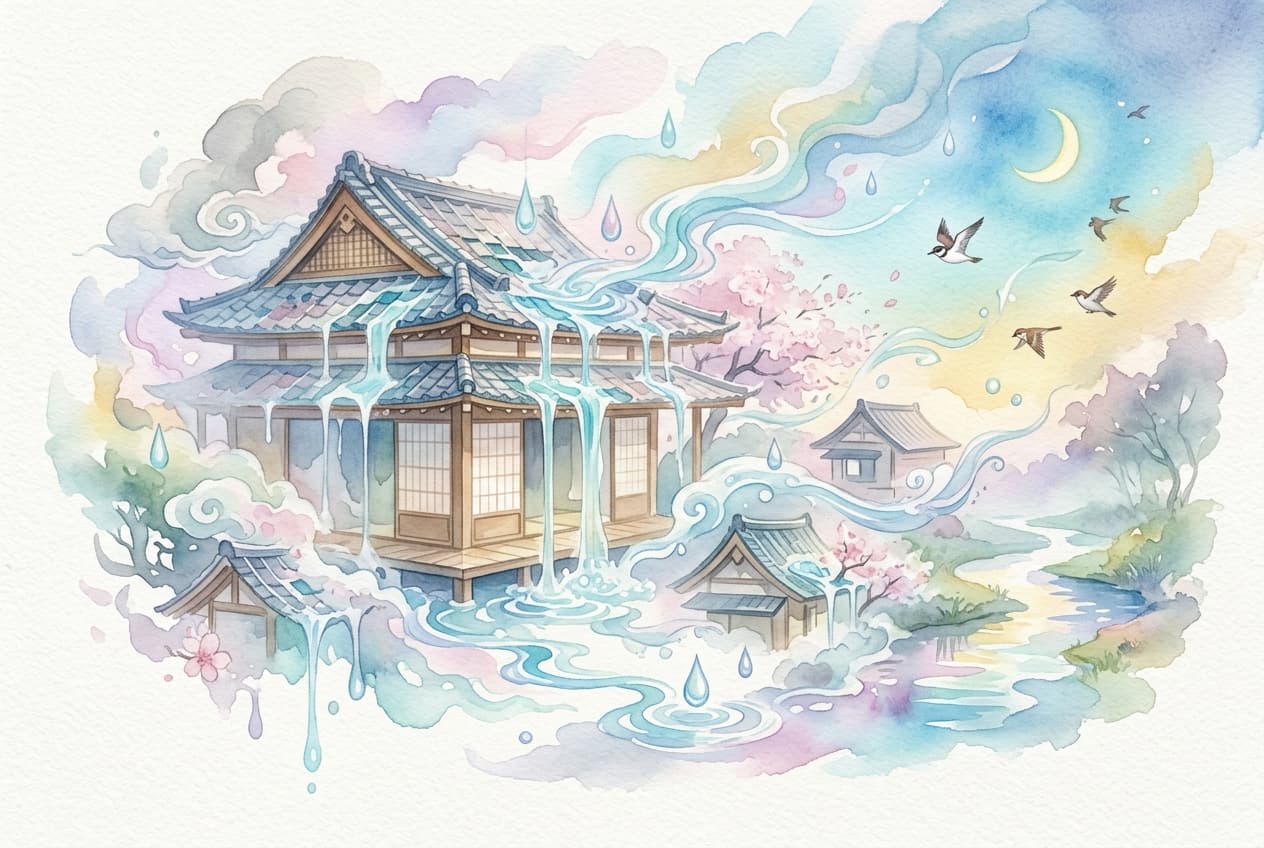 雨漏りする家の夢、ご近所さんも見てましたよ——意外と多い夢の、意外といい意味