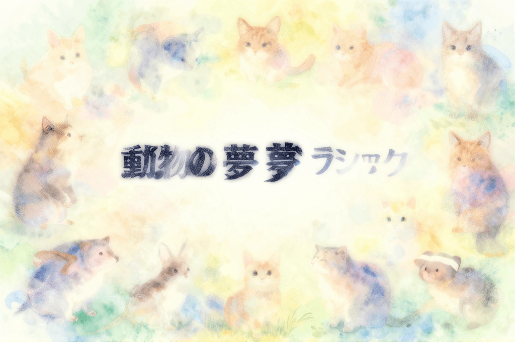 よく見る動物の夢TOP10——お客さんが一番多く話してくれた動物はこれでした