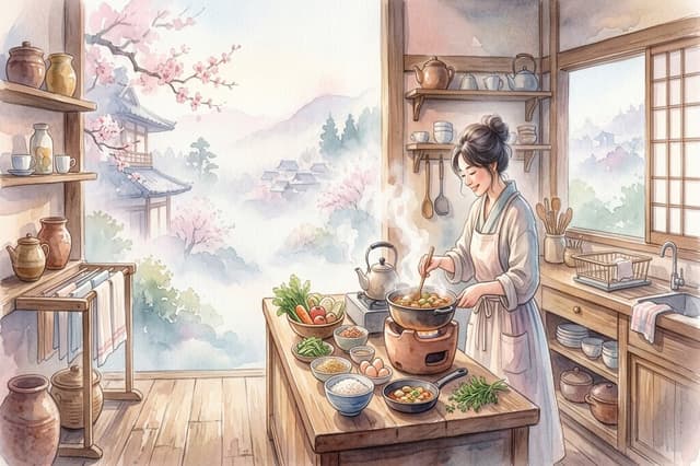 料理する夢の意味——台所に立つあの夢が教えてくれること