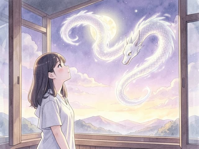龍の夢の意味——飛ぶ・戦う・乗る・巻きつく夢をユング心理学で読み解く