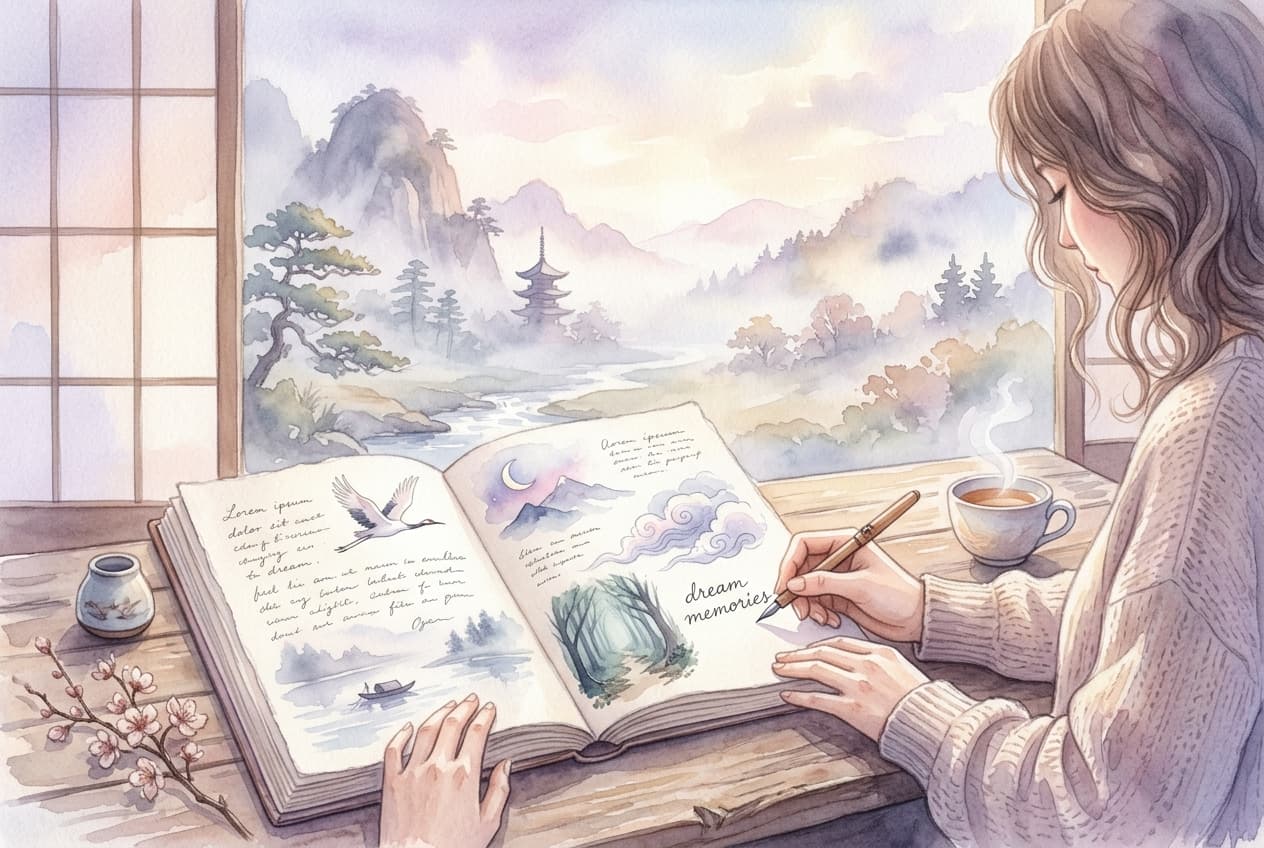 夢日記の書き方と続けるコツ——科学が証明する、夢を記憶に定着させる方法
