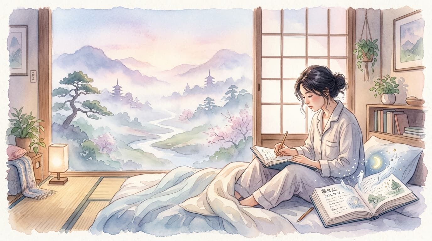 夢日記のはじめ方ガイド——神崎月子が教える、夢を「受け取る」習慣の作り方