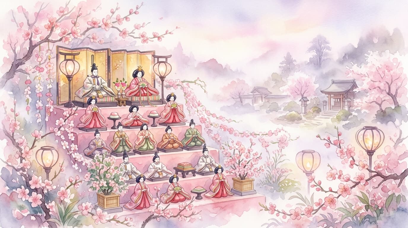 ひな祭り・桃の節句に見る夢の意味——3月3日の夢が映す女性性と成長のシグナル