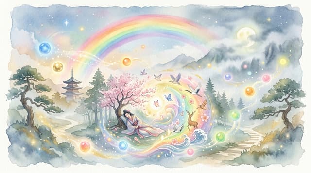 夢で見た色が幸運のサインかもしれない——神崎月子が選ぶ、吉夢の色ランキング