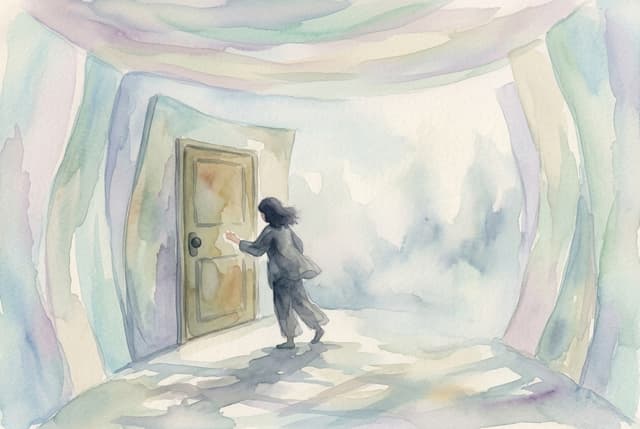 閉じ込められる夢の意味——逃げられない、出口がない、部屋から出られない夢