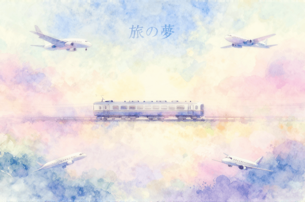 旅する夢が届けること——電車・バス・飛行機で遠くへ行く夢の意味