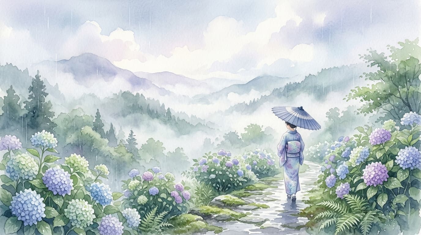 梅雨に見る夢の意味——雨、傘、じめじめした感覚が夢に出るとき