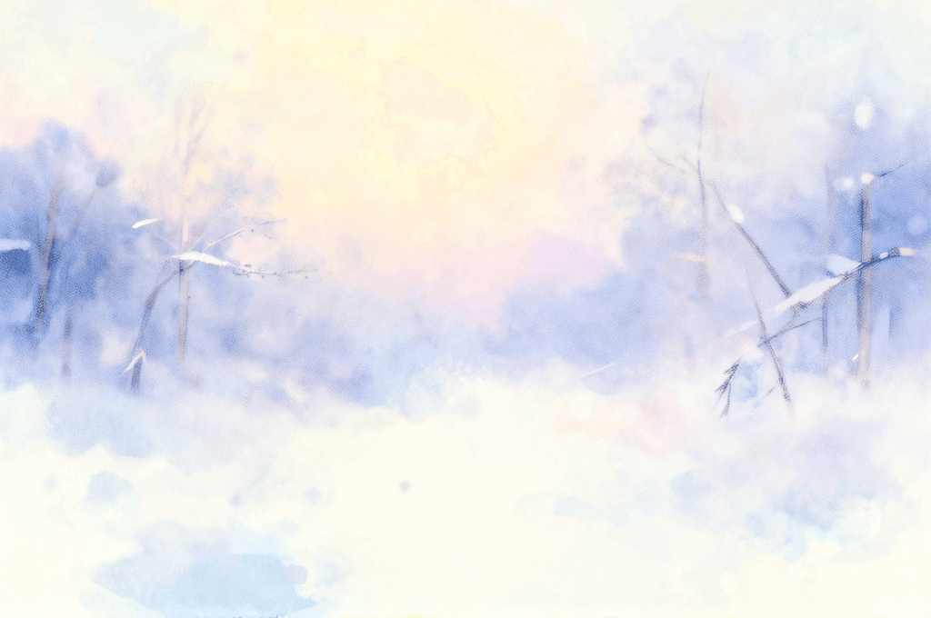 冬の夢——雪景色、凍える寒さ、こたつの温もり。冬が夢に現れるとき