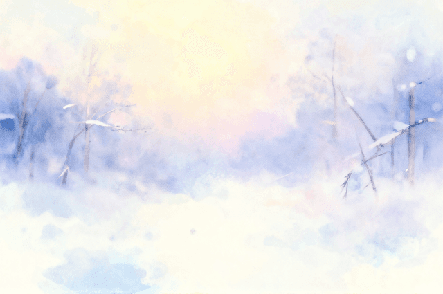 冬の夢——雪景色、凍える寒さ、こたつの温もり。冬が夢に現れるとき