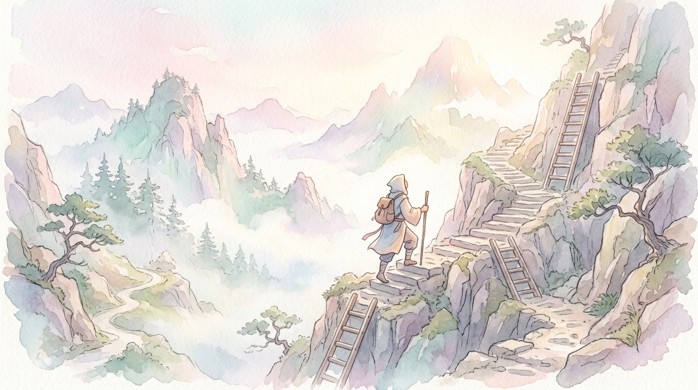 登る夢が示す方向と意志