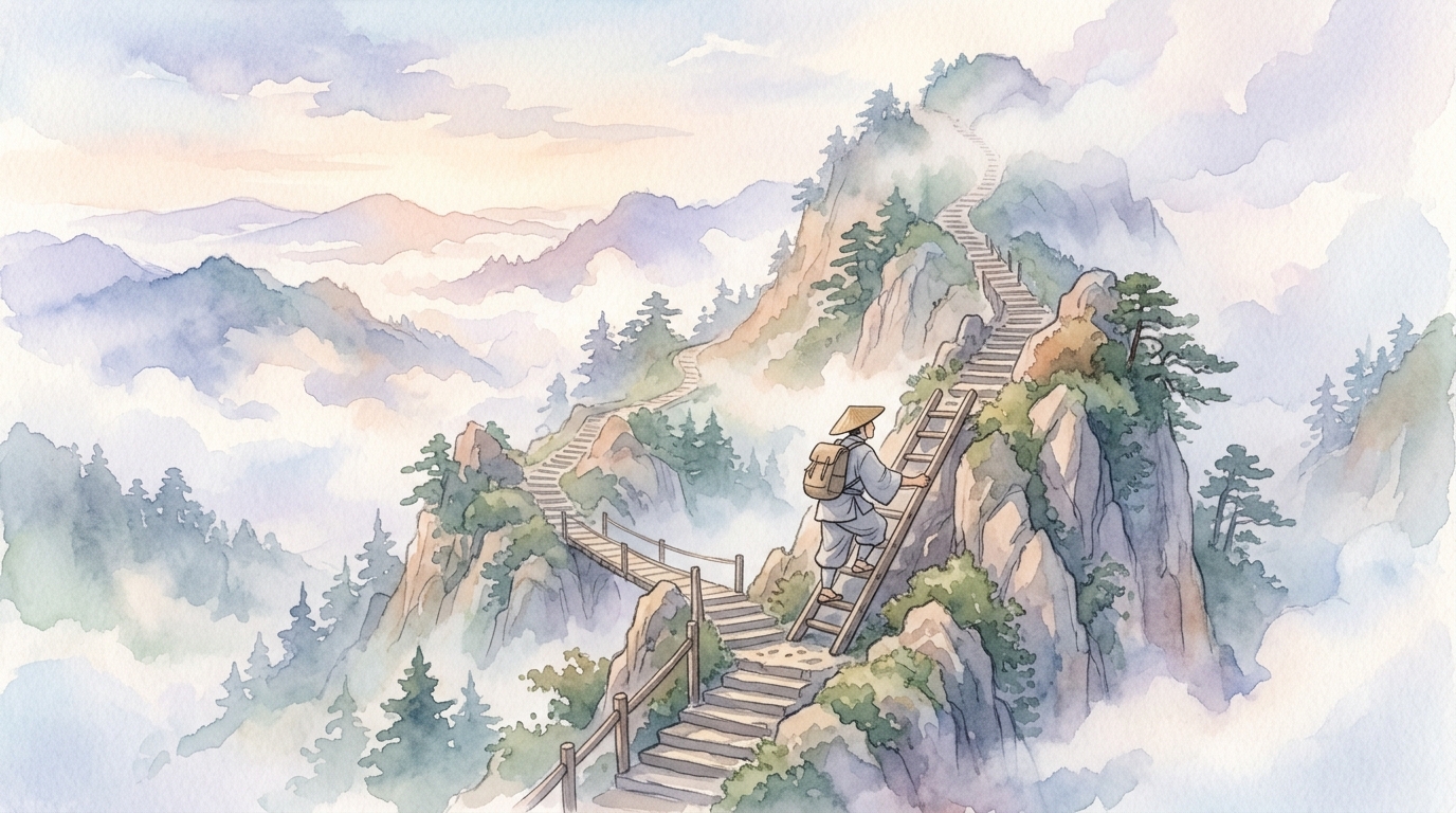 階段の夢と段階的前進