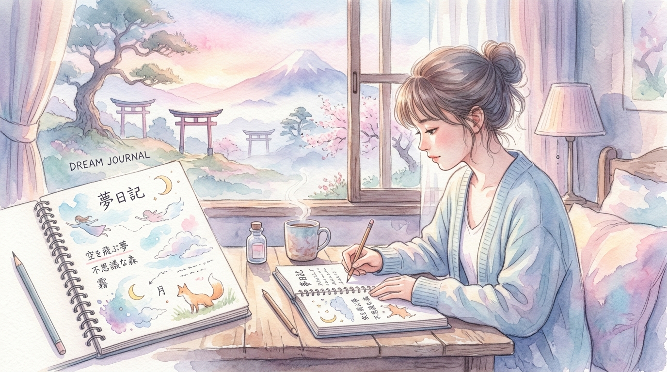 夢日記をつける朝の静けさ