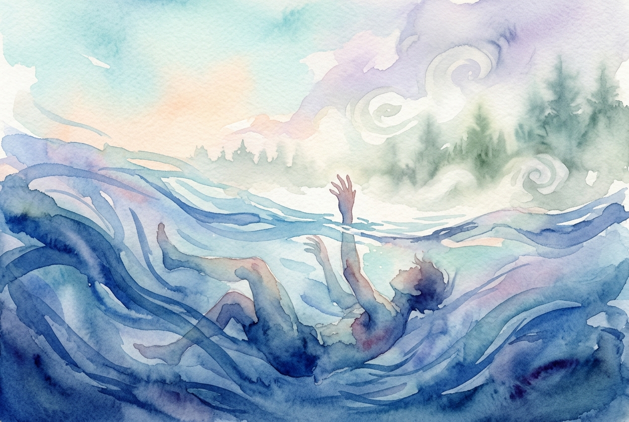 溺れる夢と感情の処理