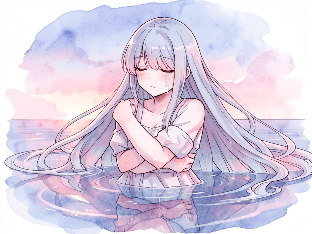 洪水の夢と感情のイメージ