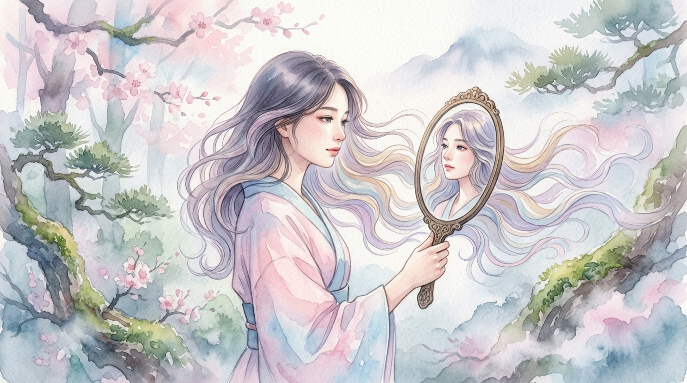 髪に触れる夢の親密さ