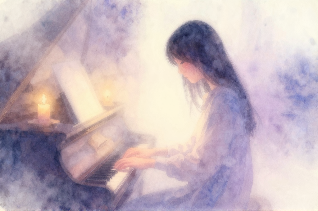 楽器を弾く状況別シーン