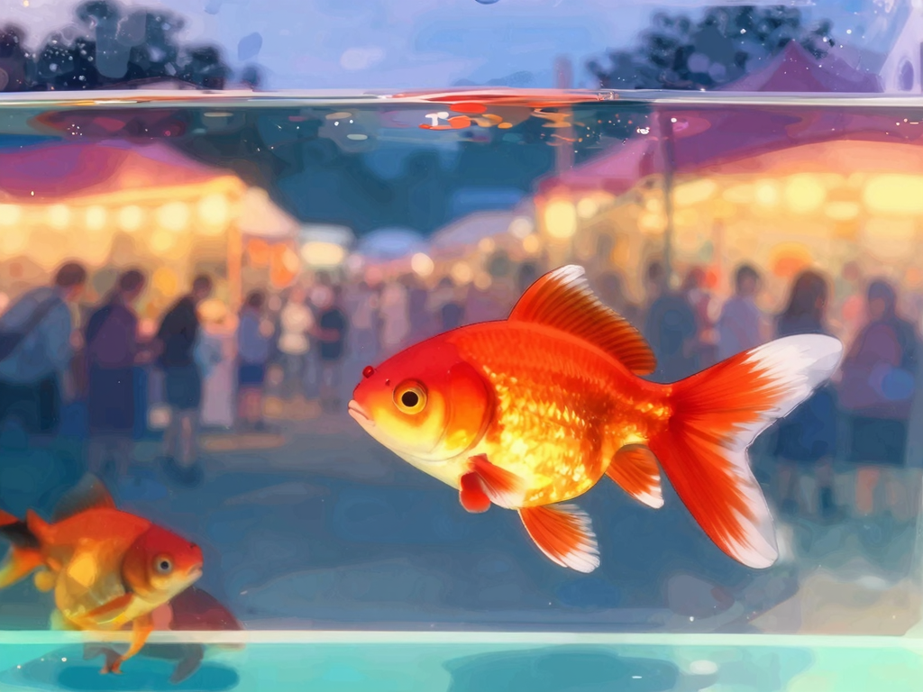 縁日の夢のシーン