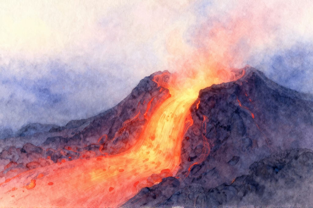 火山噴火の詳細イメージ