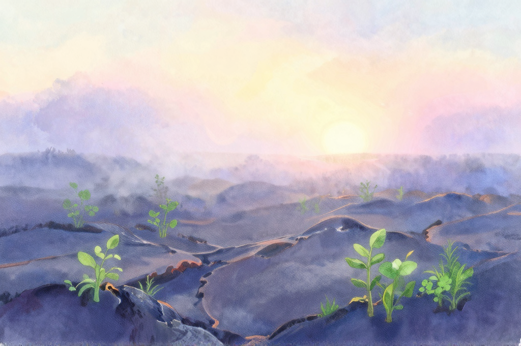 火山夢の解放・平和イメージ