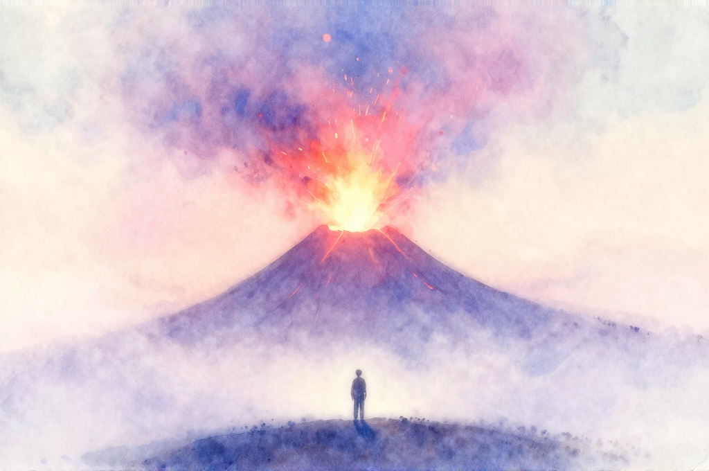 火山噴火の状況別シーン